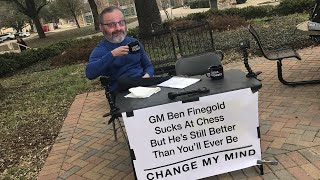 Admit it, GM Ben Finegold is a Great Chess Player When He Wants to Be