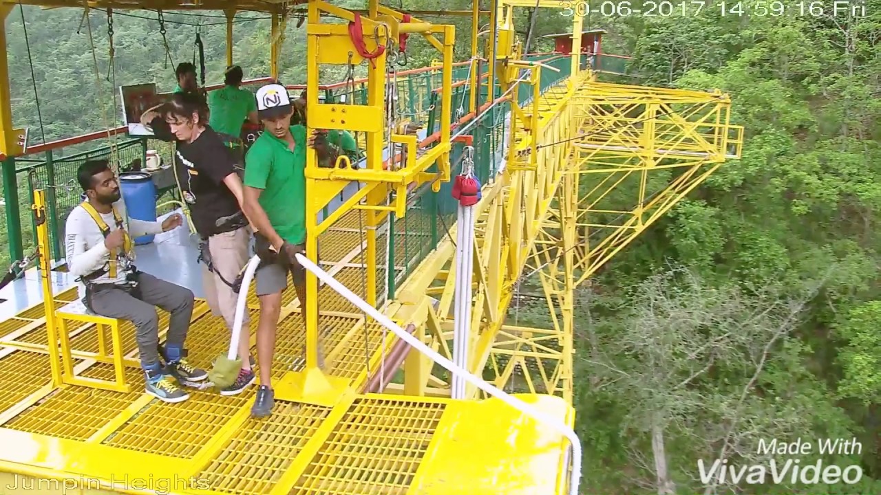 Bungee Jumping At Rishikesh Jumpin Heights An Amazing Experience - YouTube