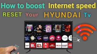 Hyundai smart led tv settings / factory Reset