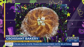 King Cake of the Day: Croissant Bakery