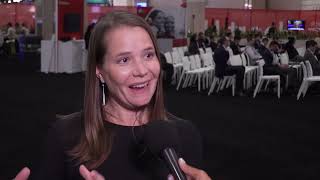 Linda Mayhue, RN in the Health Innovation Pavilion at AHA 23