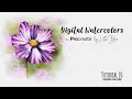 10. Digital Watercolor Tutorial in Procreate for Beginners: Liquify tool and Cosmos flower