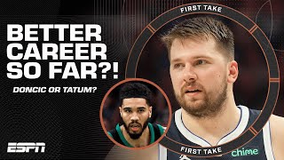 Doncic vs. Tatum: Who has the better career so far? Stephen A. & Shannon DISAGRE