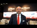 Andre Wissenberg, Vice President, Oerlikon, discusses its innovations with a sustainable approach