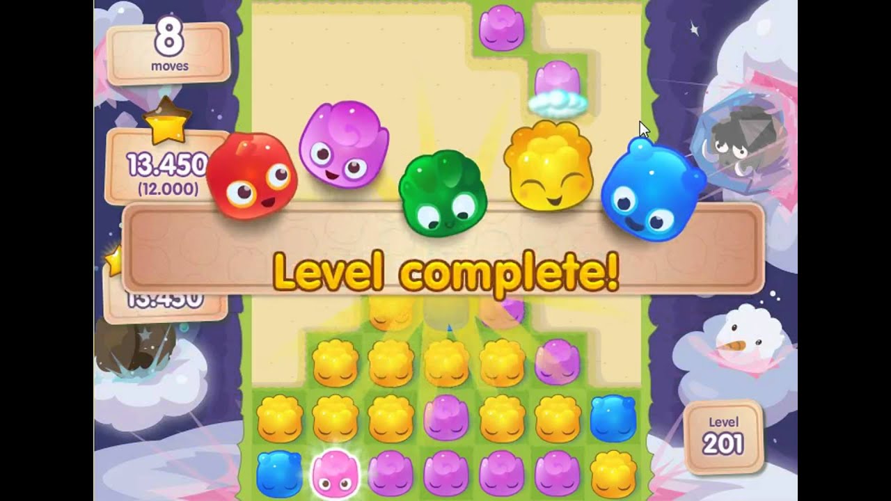 Jelly Splash Level 201 Youtube