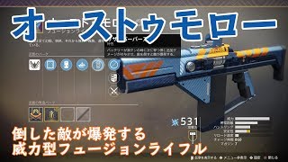 【Destiny 2】バンガードのバウンティでもらえる高威力フュージョンライフル【武器紹介】