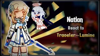 Natlan reacts to Traveler Lumine•||Genshin Impact||Natlan•||