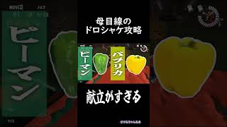 【母目線】ドロシャケの倒し方が献立すぎるサーモンラン【スプラトゥーン３/スプラ３】#shorts