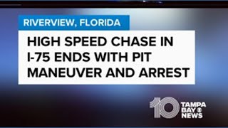 Riverview man arrested after high-speed chase on I-75, FHP says