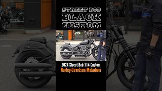 永野芽郁さんが乗って話題になったストリートボブ‼️ブラックカスタム‼️2024 Street Bob 114 #harleydavidson