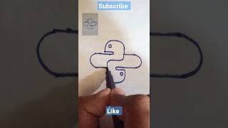 drawing python logo 3D