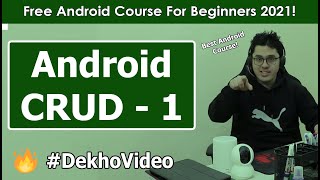 SQLite Android CRUD: Implementing Database class | Android Tutorials in Hindi #25