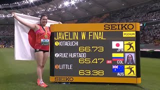 World Athletics Championships Budapest 2023 Women's Javelin Throw Final