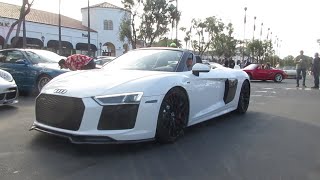 White Audi R8 Spyder