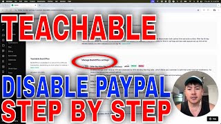 ✅ How To Disable Paypal Payments In Teachable🔴