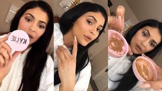 Kylie Jenner Shows New Kylie Cosmetics Products