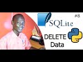 #8 Python SQLite3  -  How to Delete Data in Sqlite3 DatabaseTable