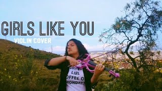 Girls Like You - Maroon 5 feat. Cardi B Cover Violin Roxbel