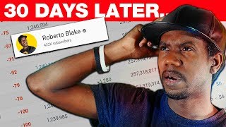 I STOPPED UPLOADING TO YOUTUBE FOR A MONTH... THIS IS WHAT HAPPENED...