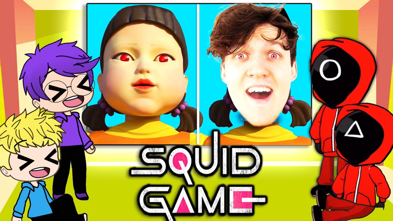 LANKYBOX & SQUID GAME REACT TO SQUID GAME MEMES! (LANKYBOX GACHA CLUB ...