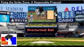 Fixing MLB's Strike Zone - a Challenge System Proposal