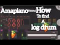 How to find a log drum on FL studio mobile tutorial 2023 . How to make amapiano on fl studio mobile