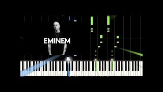 Eminem - Not Afraid - Piano Easy Tutorial / Cover - Synthesia (How To Play)