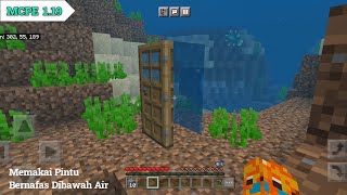 Cara Bernafas Dibawah Air Menggunakan Pintu Di Minecraft Bedrock 1.19