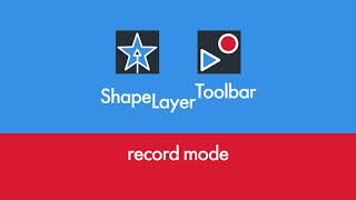 Shape Layer Toolbar 🔴▶️ - tutorial