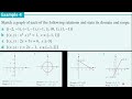 11 Methods - 5A Set notation & 5B Domain and range