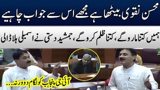 Jamshed Dasti Fiery Speech in National Assembly | Mohsin Naqvi | IG Punjab | TE2