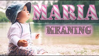 Maria Origin and Meaning  , baby names 2022 video