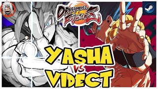 DBFZ Yasha vs Videct (GogetaSSB, Vegeto, A17) vs (GogetaSSB, Cell, Vegito)