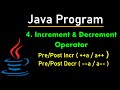 Increment and Decrement Operators Example in Java (Hindi) | Learn Coding