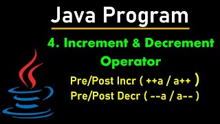 Increment and Decrement Operators Example in Java (Hindi) | Learn Coding
