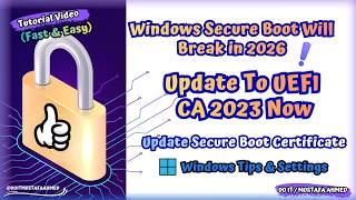 How to Check and Update Secure Boot Certificate to Windows UEFI CA 2023 👍(Step-by-Step)