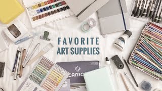 my favorite art supplies