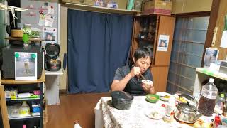 2019.07.01 ばあちゃんの夕食 【野菜の煮つけと鶏のミンチのそぼろ】実食 Part① 4K 高画質