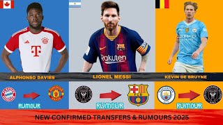 New Confirmed Transfers \u0026 Rumors 2025 🤪🔥 ft. Navas, De Jong, Messi... etc