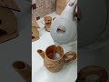 Применение нашей посуды в быту. береста посуда чайник woodworking diy