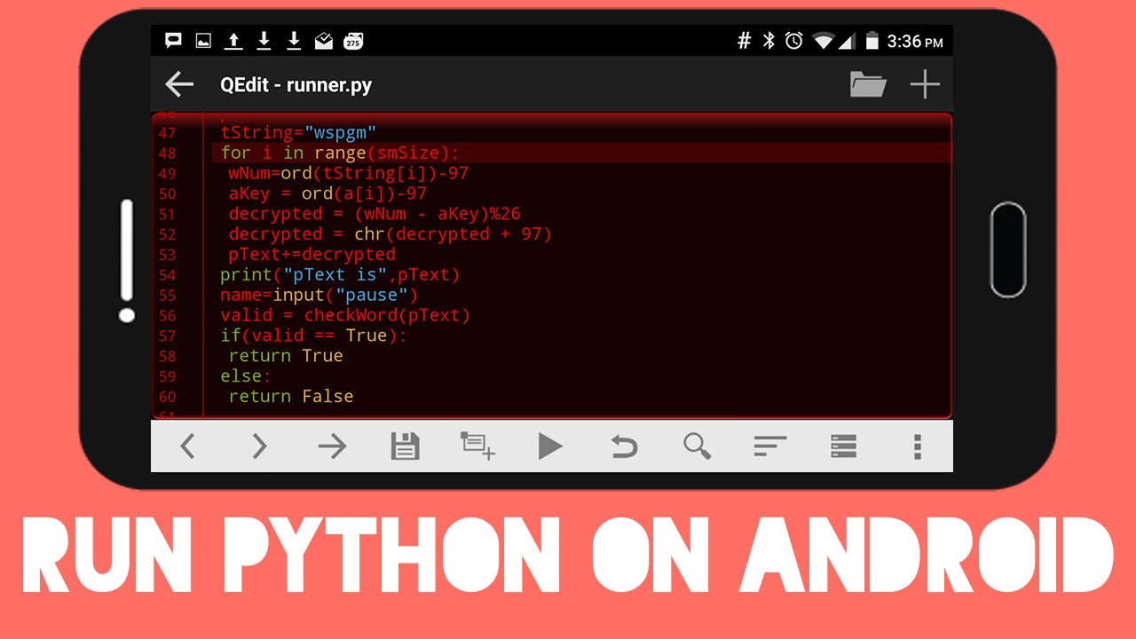 How To Run Python On Android - YouTube