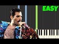 We Are The Champions - Queen [Easy Piano Tutorial] (Synthesia/Sheet Music)