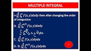 231MA101- MULTIPLE INTEGRAL MCQ