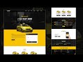 Complete Responsive Carpool Website Design Template Using HTML - CSS - JavaScript || Step By Step