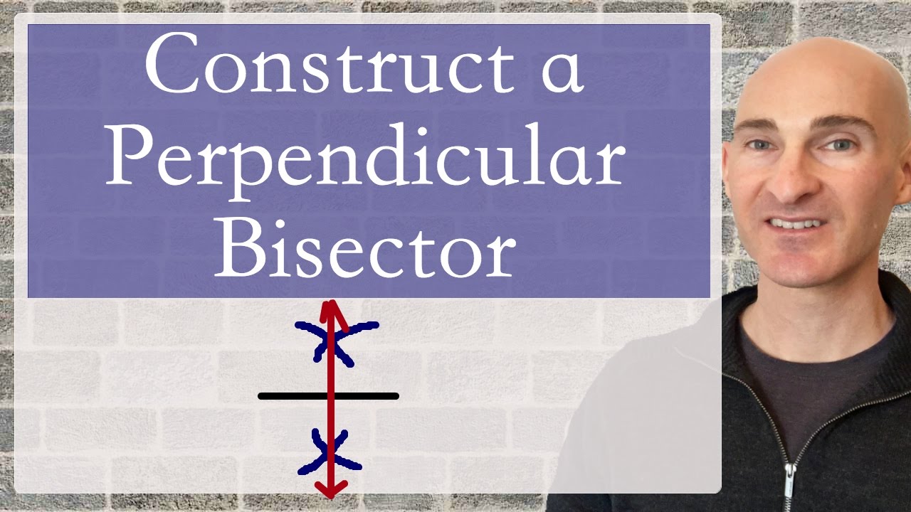 Constructions Perpendicular Bisector Geometry Youtube