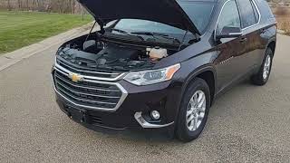 Repairable Salvage 2021 Chevy Traverse AWD LT Leather