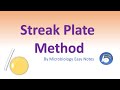 Streak plate method by Microbiology Easy Notes