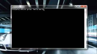 Ruby Hello World - English
