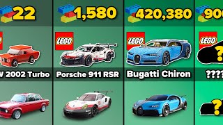 Comparison: Lego Cars | From Smallest to Biggest