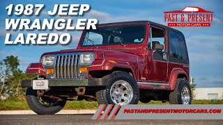 1987 Jeep Wrangler Laredo Brown 4x4 5 Spd Hard Top 506696